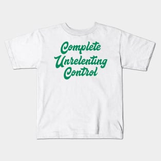 Jonah Hill Merch Complete Unrelenting Control Kids T-Shirt
